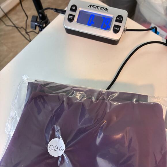 Reebok Plum Purple Leggings Pockets Women's Small Drawstring Active Workout Gym - Picture 8 of 8